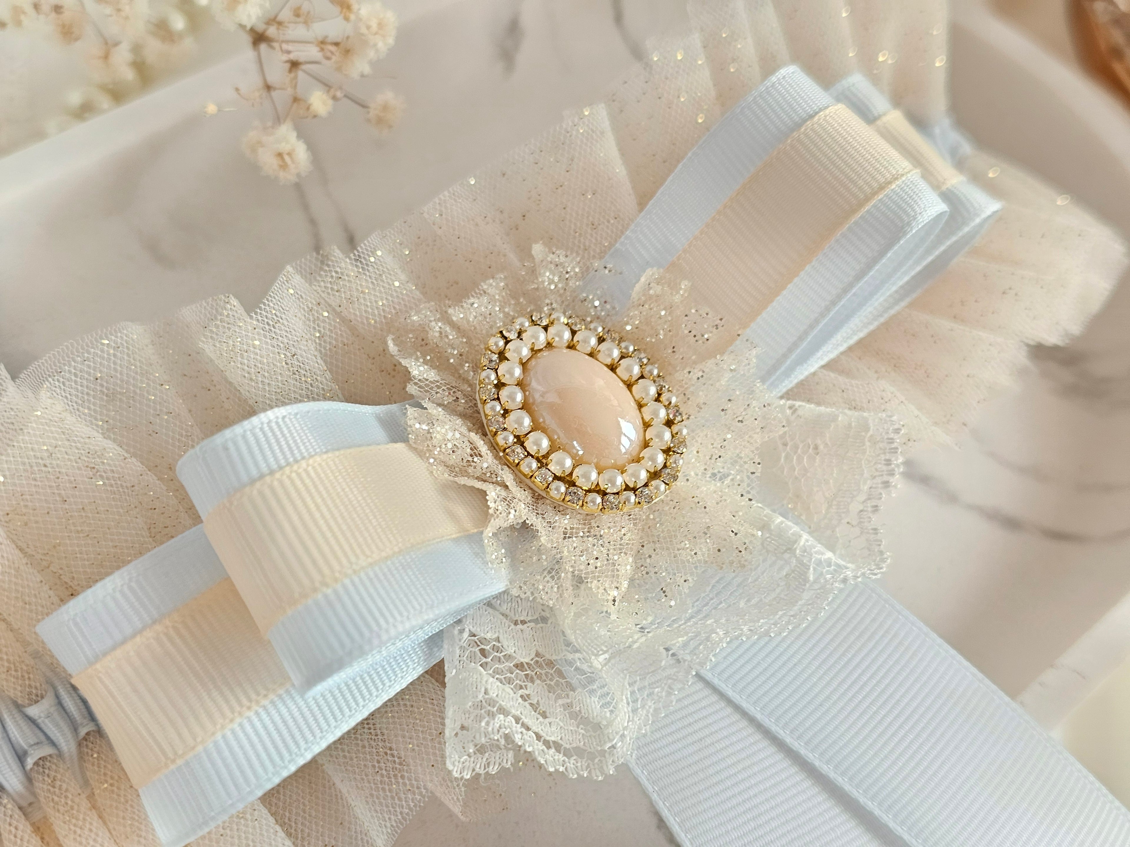 Podwiązka ślubna BAROCCO