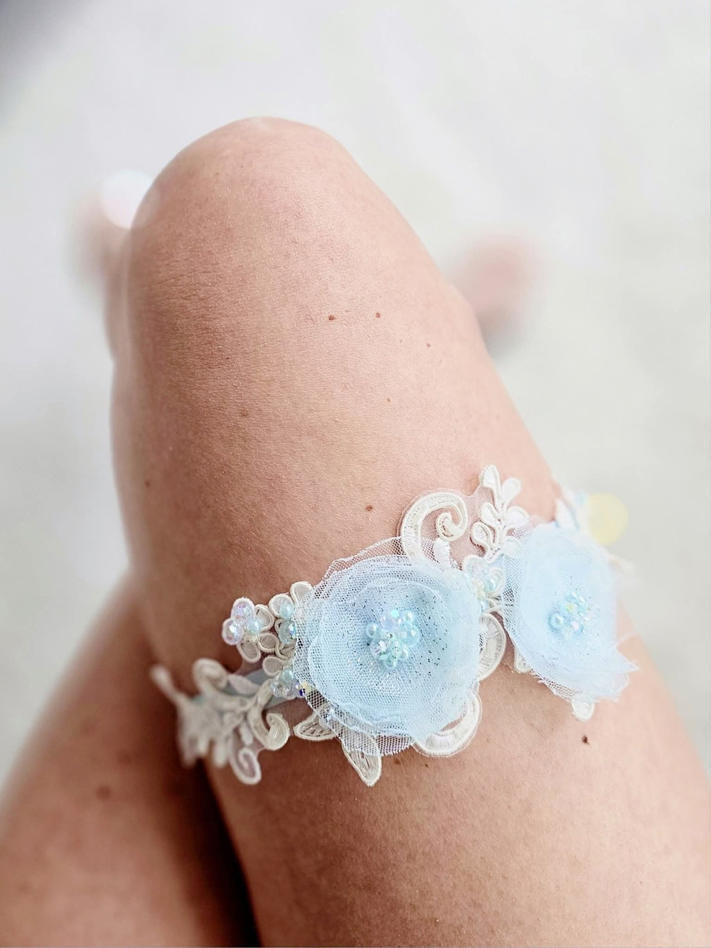 Niebieska podwiązka Flover