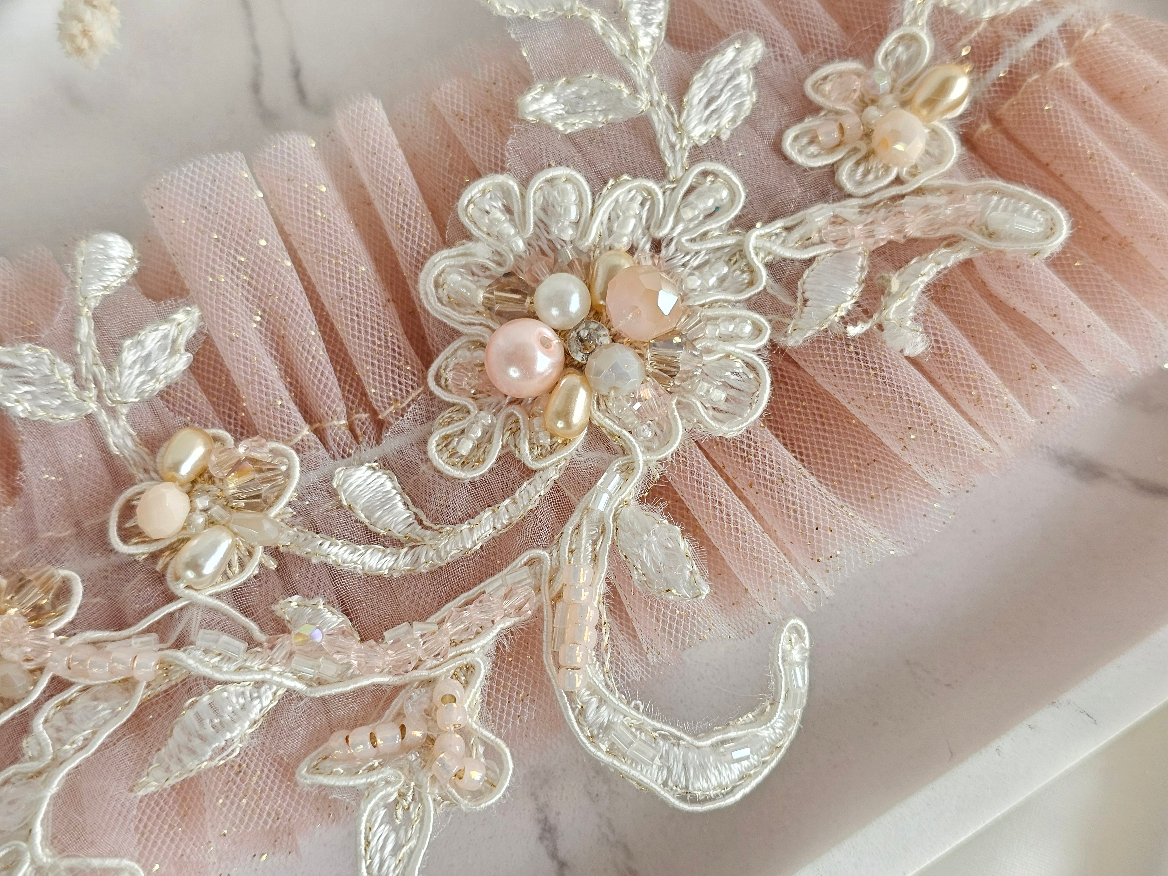 Podwiązka ślubna ROSE