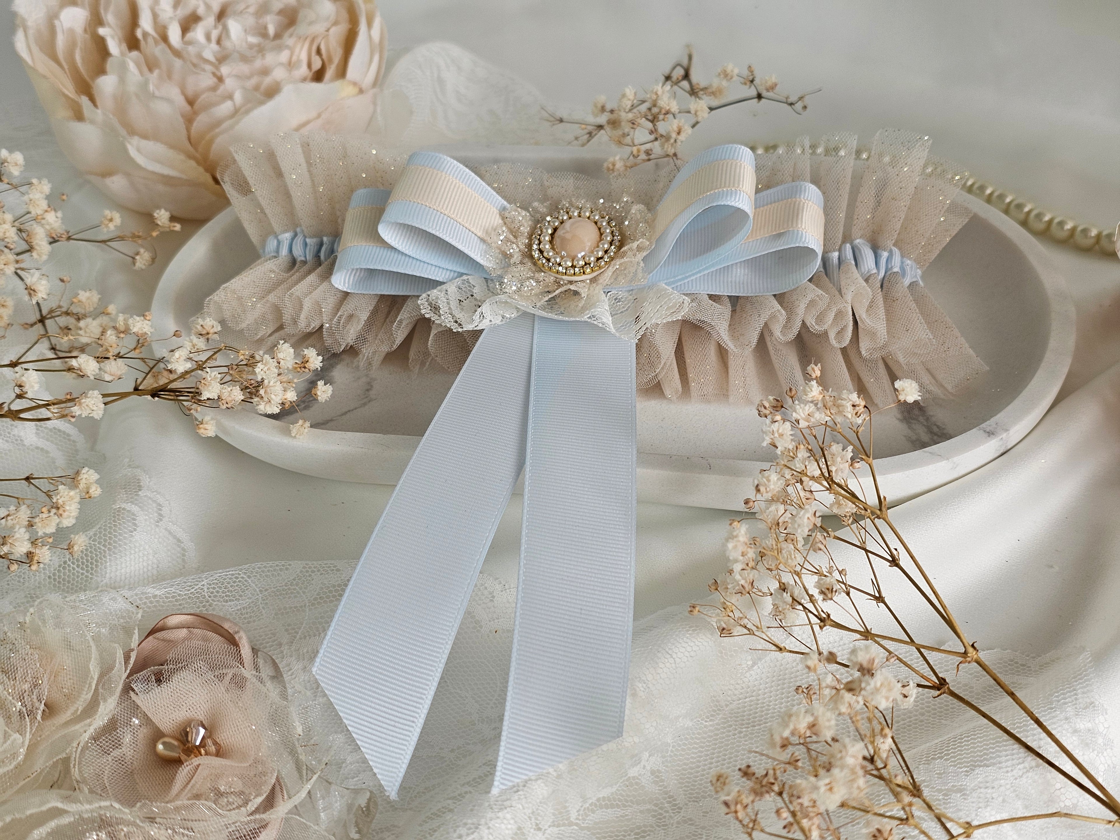 Podwiązka ślubna BAROCCO