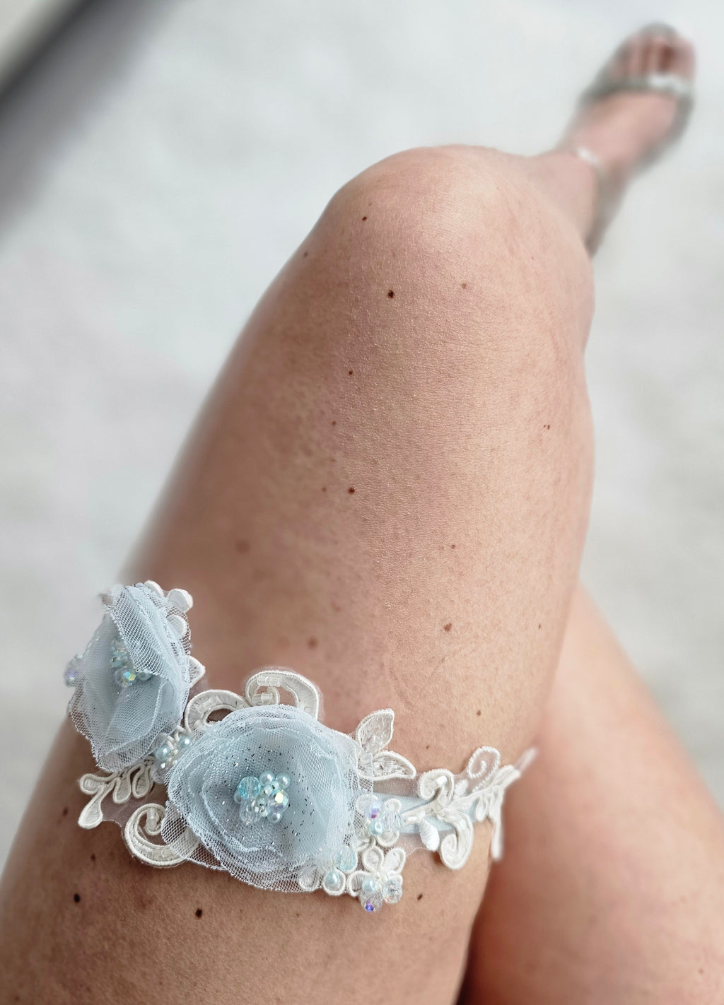 Niebieska podwiązka Flover