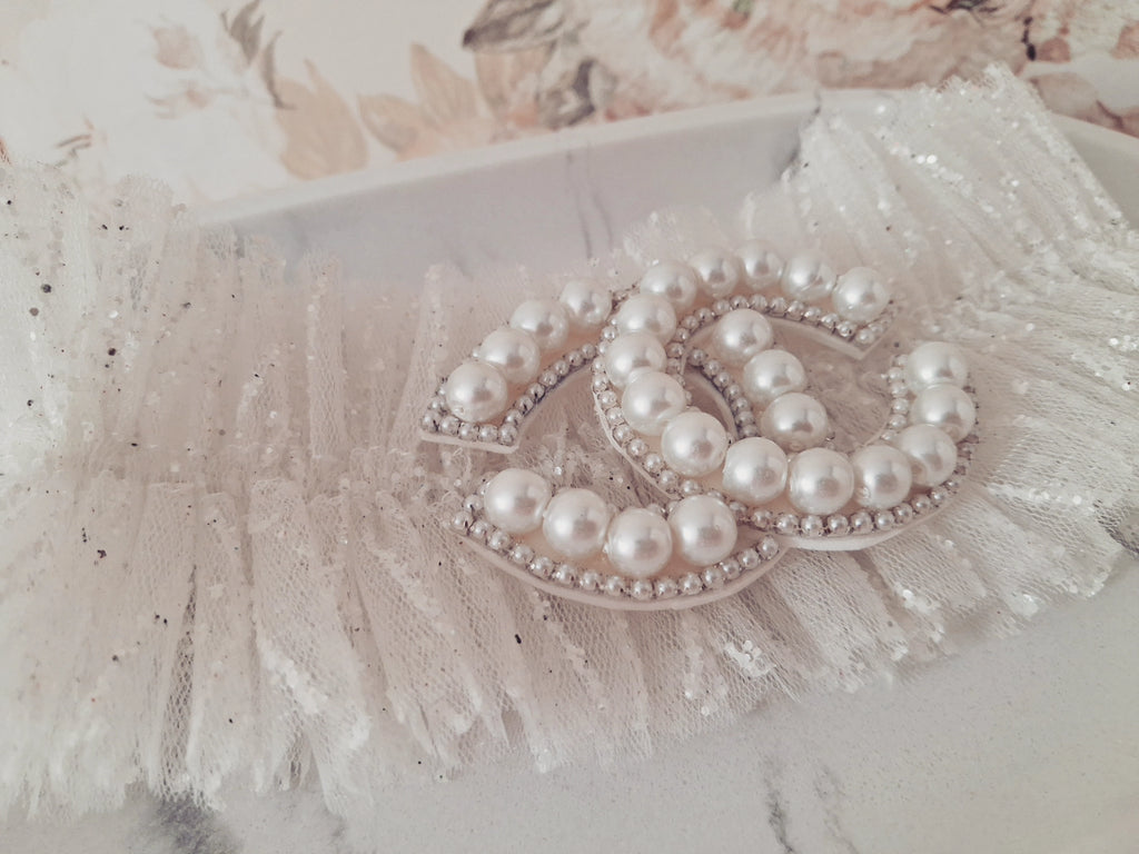 Podwiązka ślubna COCO