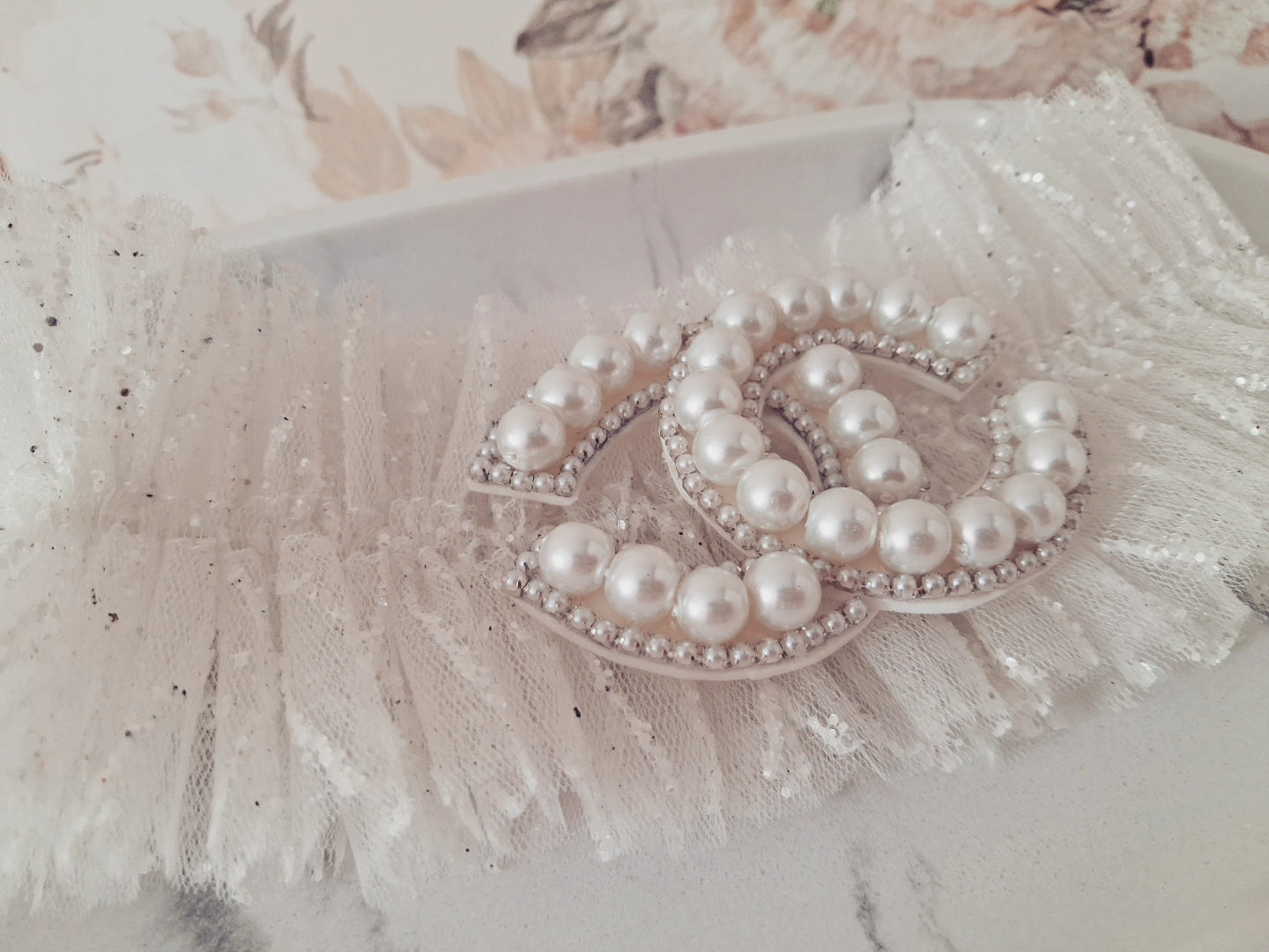 Podwiązka ślubna COCO