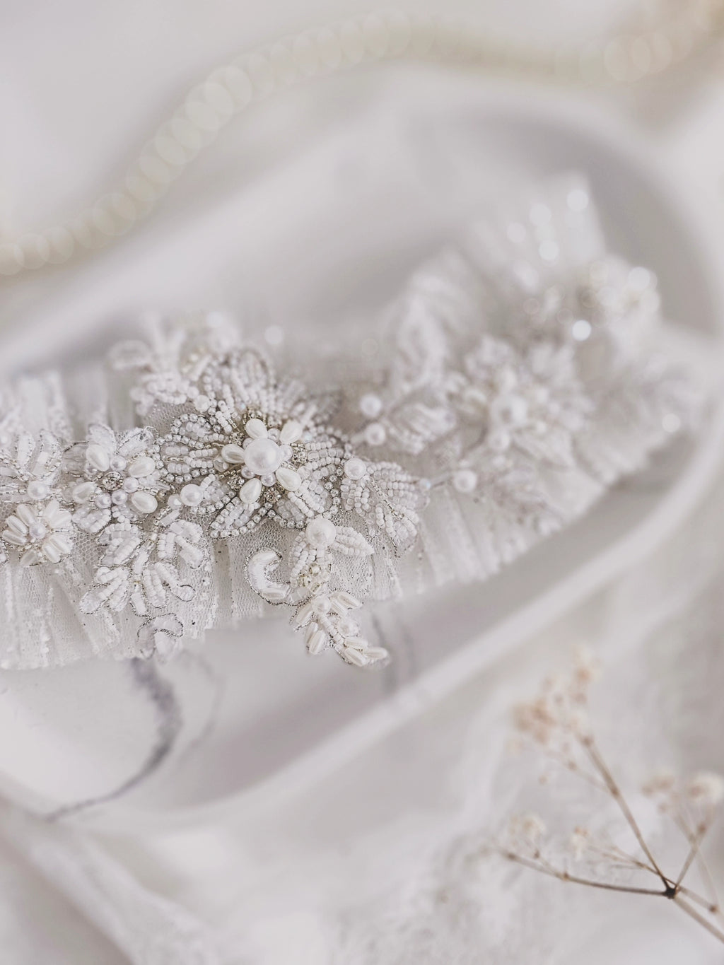 Podwiązka ślubna WHITE