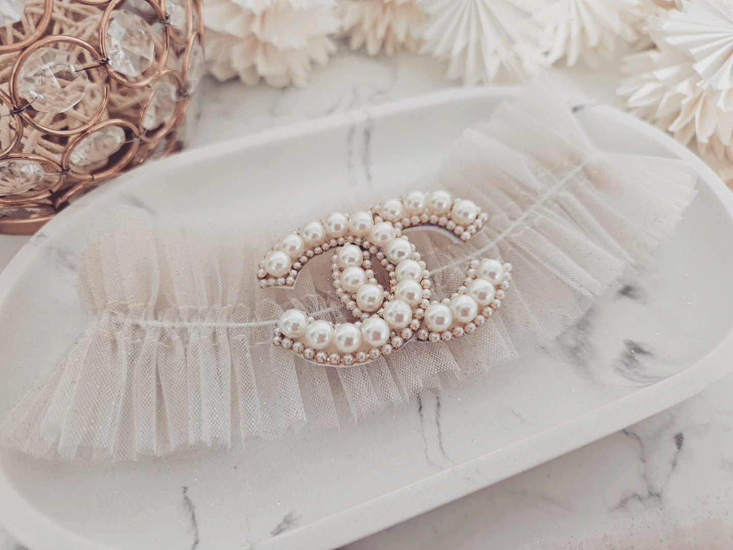 Podwiązka ślubna COCO