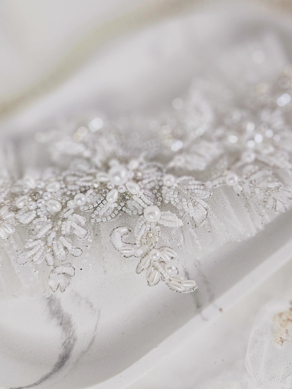 Podwiązka ślubna WHITE