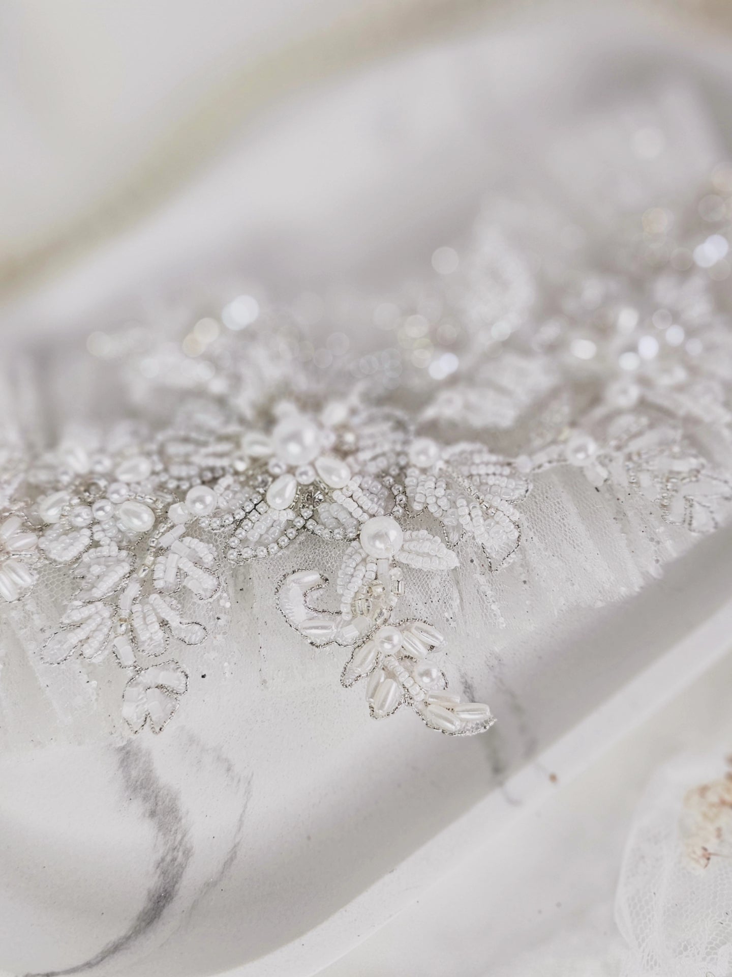 Podwiązka ślubna WHITE