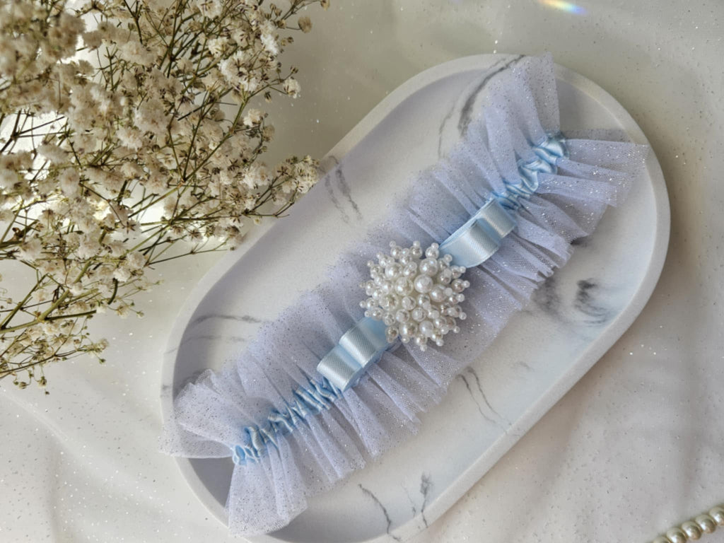 Podwiązka z perłami