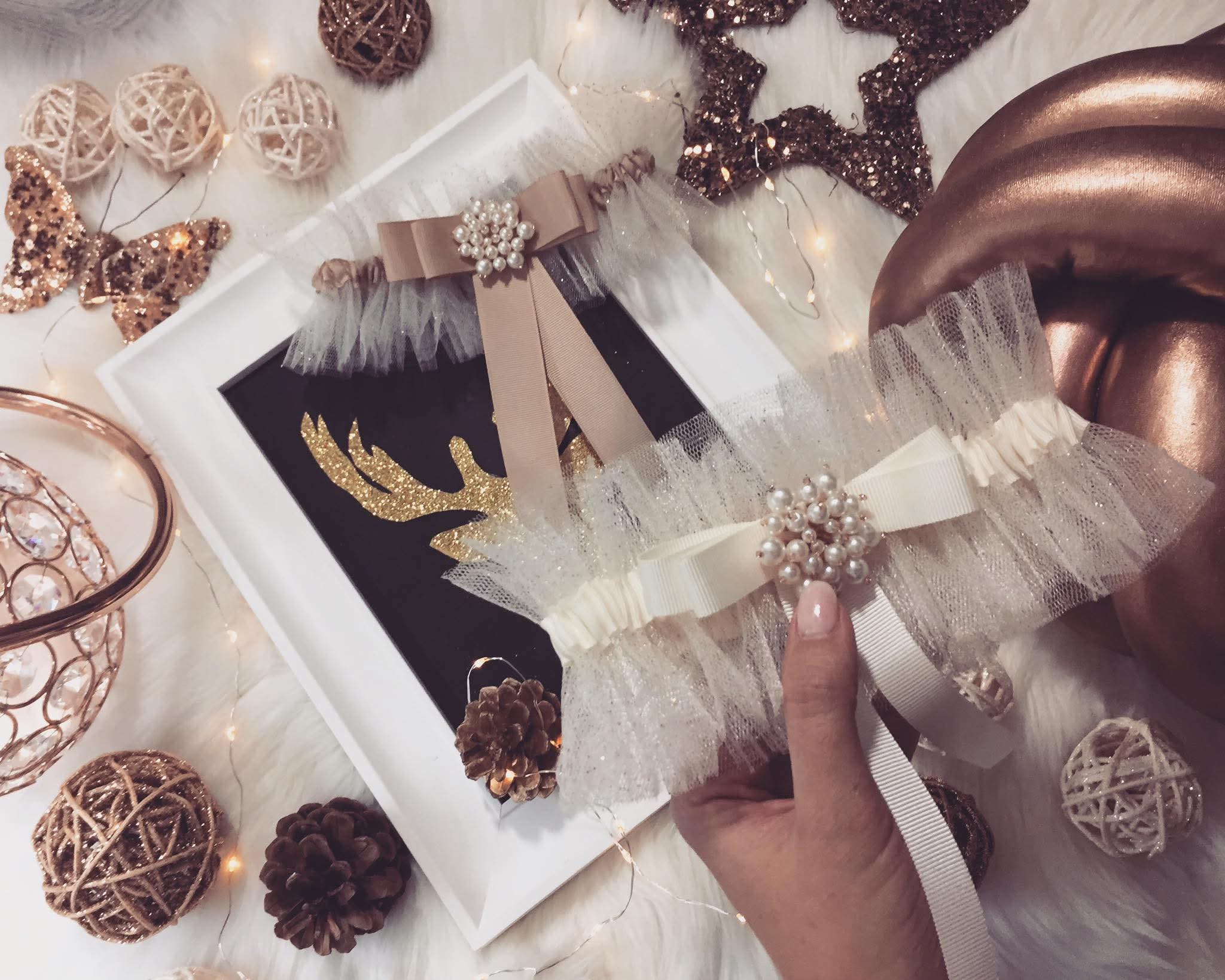 Podwiązka Mary ECRU