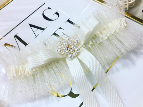 Podwiązka Mary ECRU