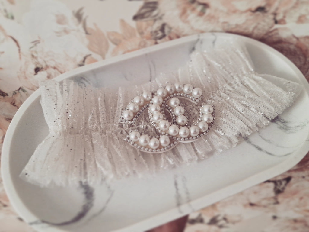 Podwiązka ślubna COCO