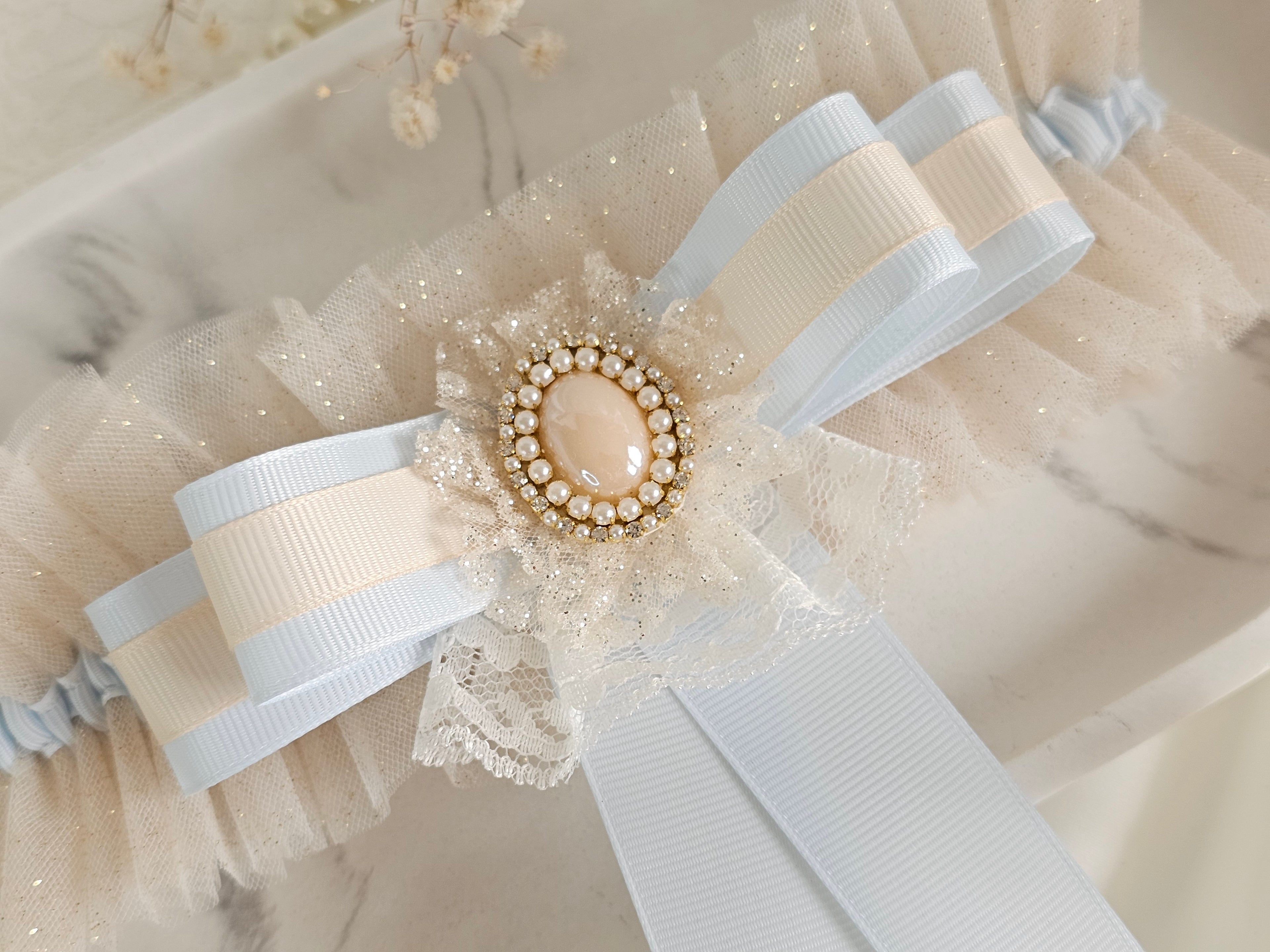 Podwiązka ślubna BAROCCO