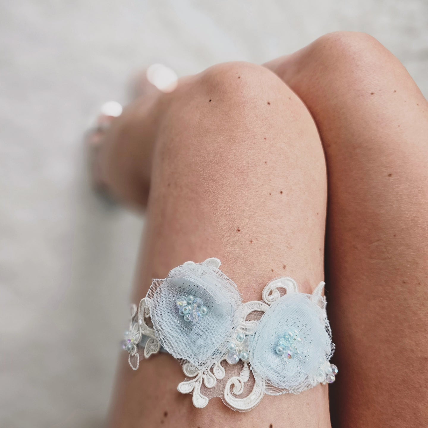 Niebieska podwiązka Flover